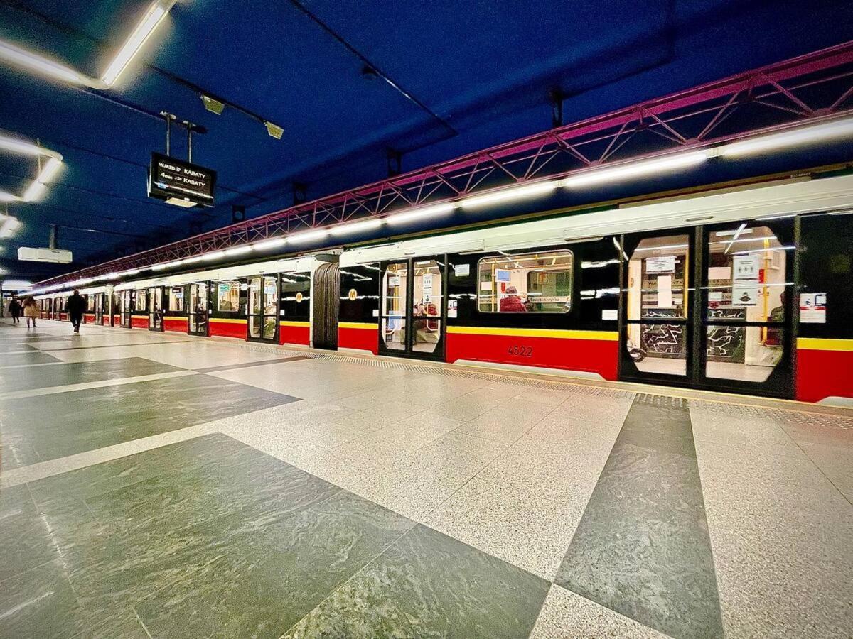 Super Apartament White Warszawa 2X Metro Scisle Centrum Wifi 300 Mbs New Dış mekan fotoğraf